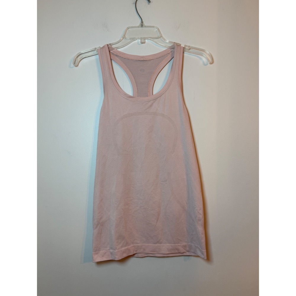Lululemon Swiftly Tech Tank Women Size 6 Pink Racerback Activewear Top